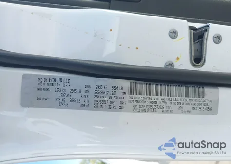 2020 Jeep Cherokee Latitude 4X4 z USA, uszkodzony, nr VIN 1C4PJMCB5LD573036